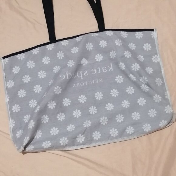 Kate Spade Large Fabric Carry All Tote Bag, Daisy Print - Picture 7 of 9